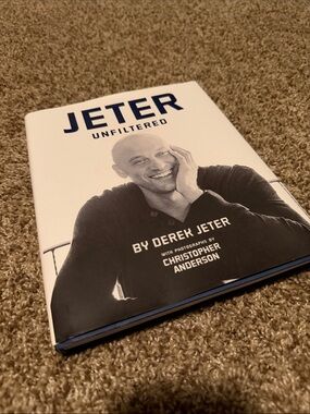 Jeter Unfiltered photo book by Derek Jeter & Chris Anderson - like new